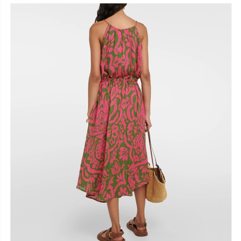 Velvet by Graham & Spencer Pink and Green Midi Dress - Picture 2 of 9